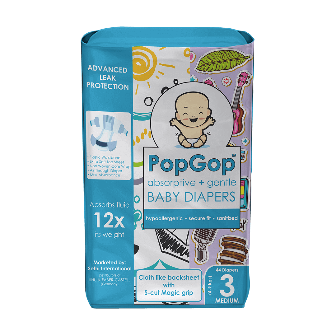 PopGop® Economy (Size 3) Medium – 44 Pcs