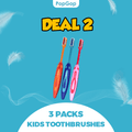 PopGop® Kids Tooth Brushes (Pack of 3)