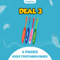 PopGop® Kids Tooth Brushes (Pack of 4)