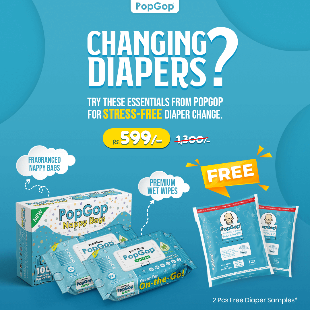 Essential Deal: 2 Wipes + 1 Nappy Bag + Free Samples
