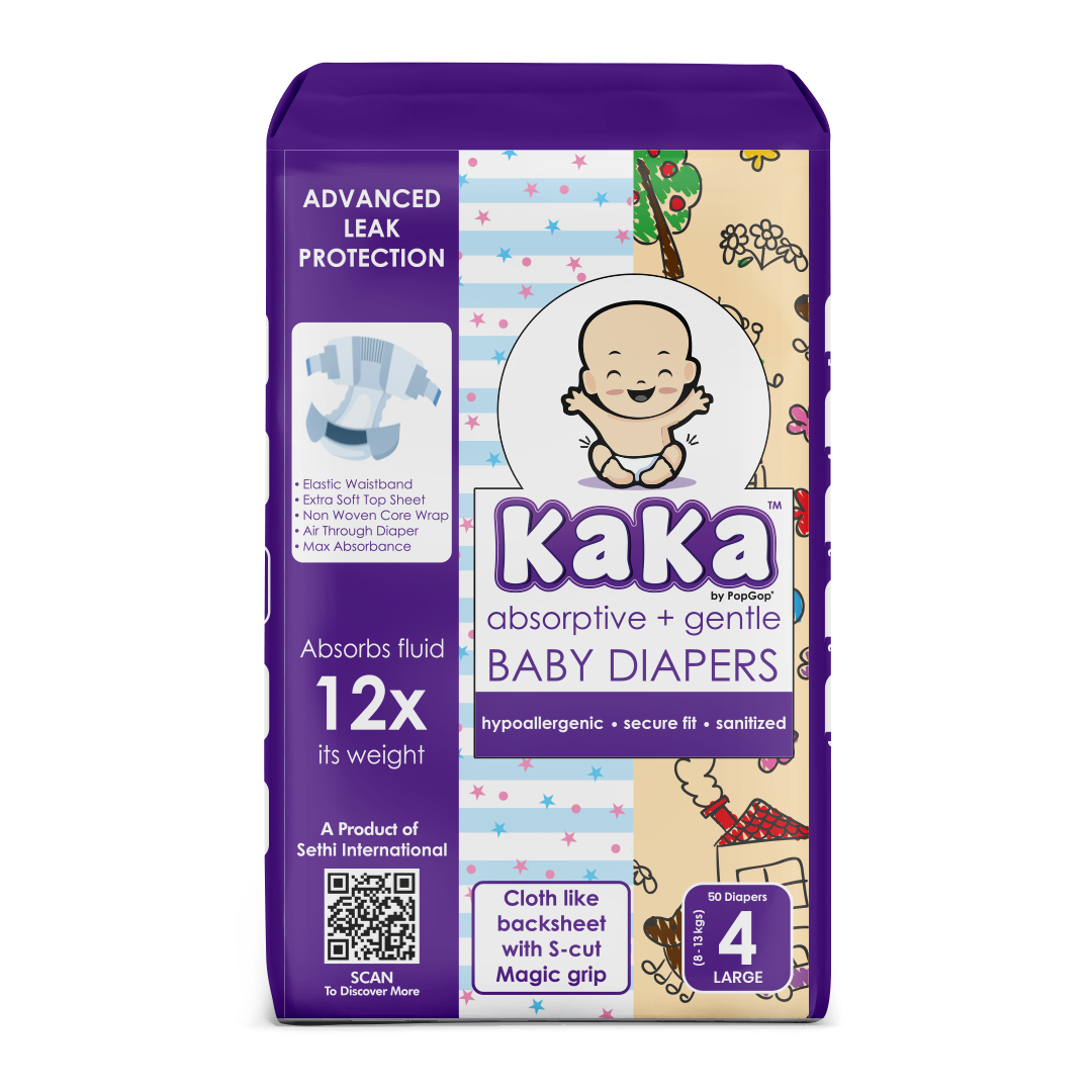 Kaka® Economy (Size 4) Large – 50 Pcs