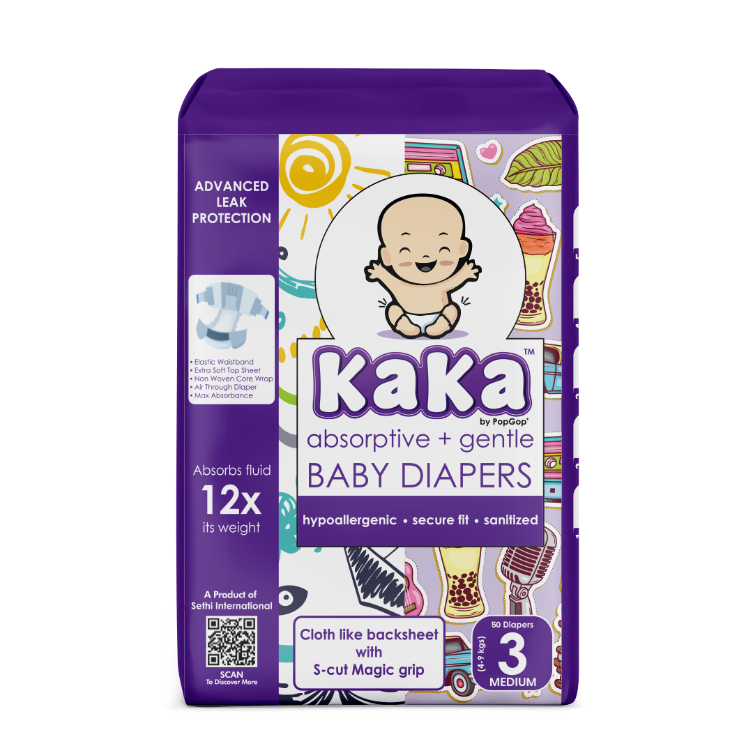 Kaka® Economy (Size 3) Medium – 50 Pcs