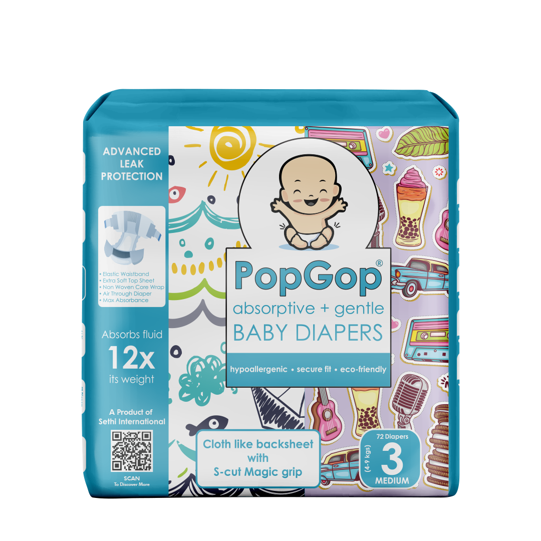 Popgop® Jumbo (Size 3) Medium - 72 pcs