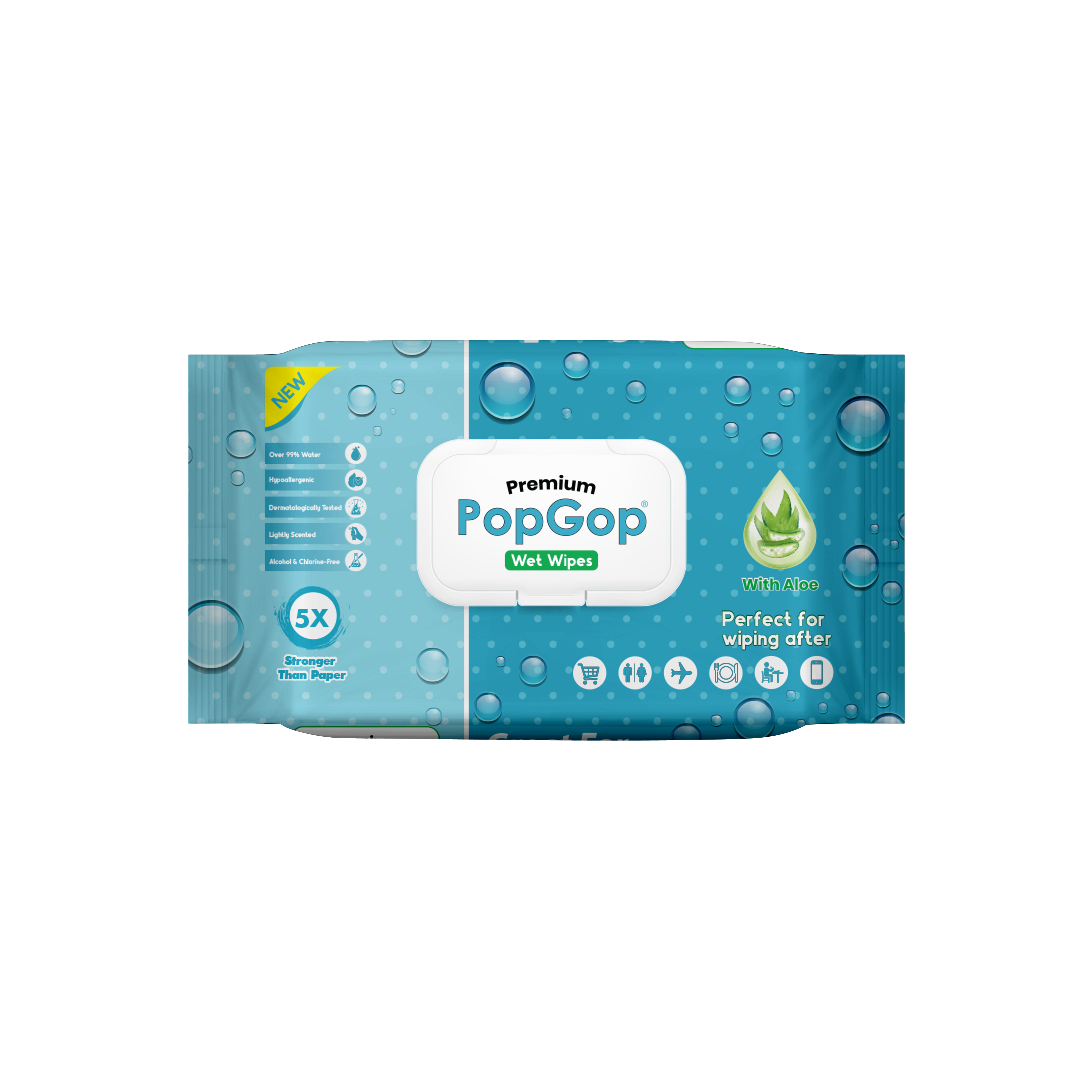 PopGop® Premium Wet Wipes