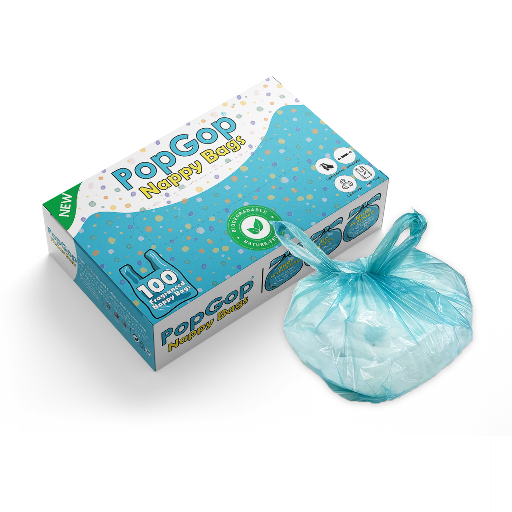 PopGop® Biodegradable Nappy Bags (100 Pcs)