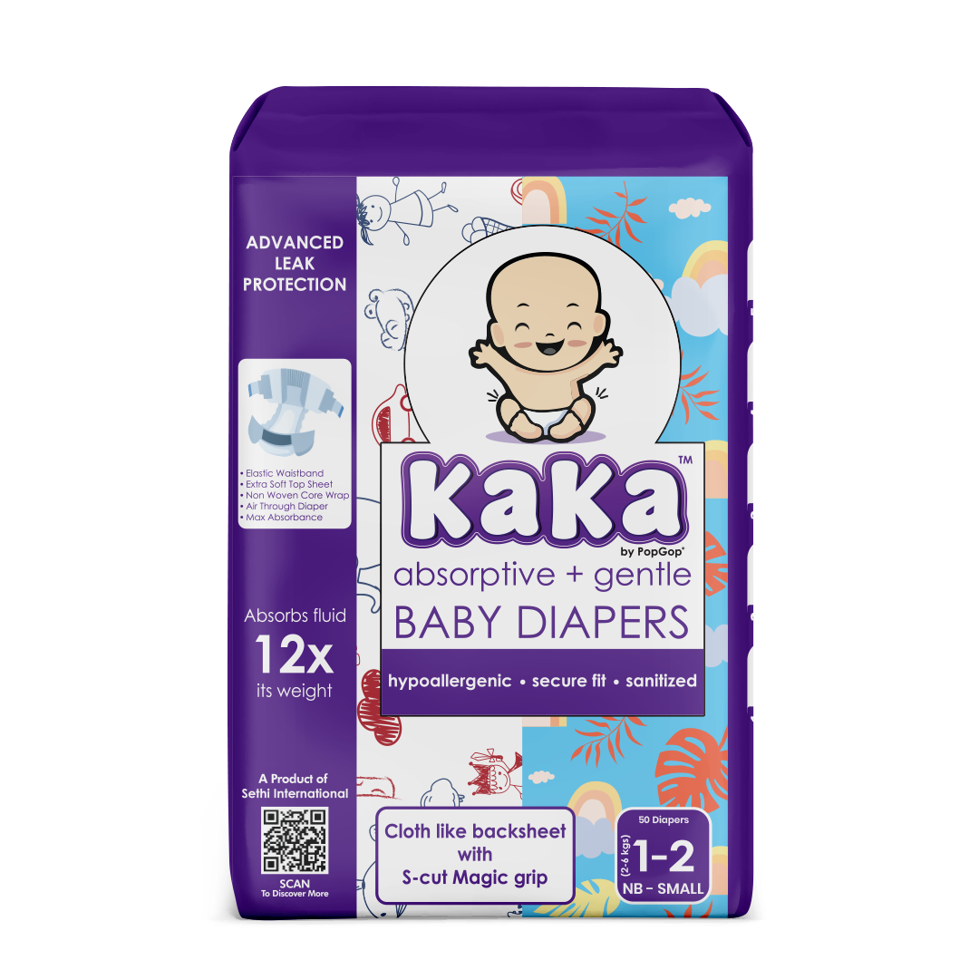 Kaka® Economy (Size 2) NB-Small – 50 Pcs