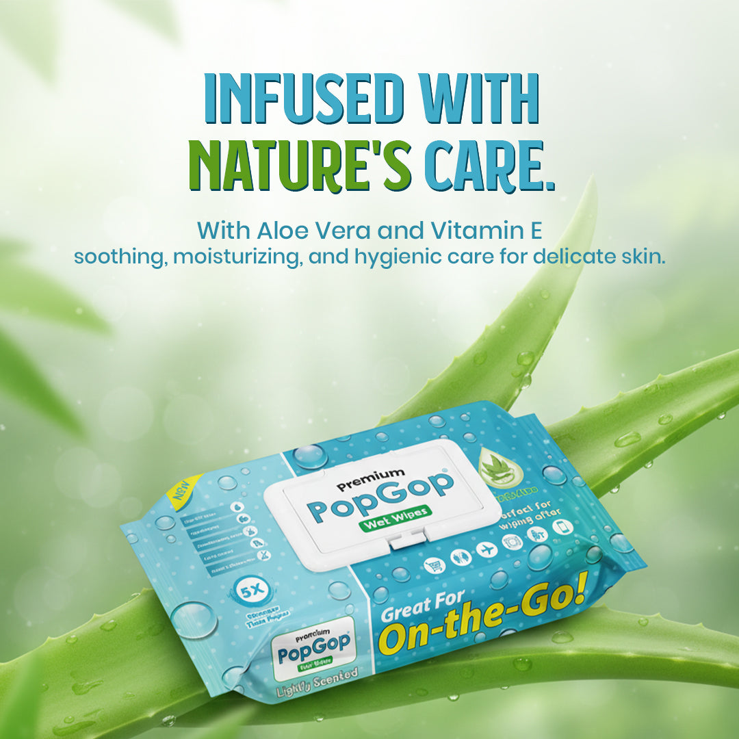 PopGop® Premium Wet Wipes
