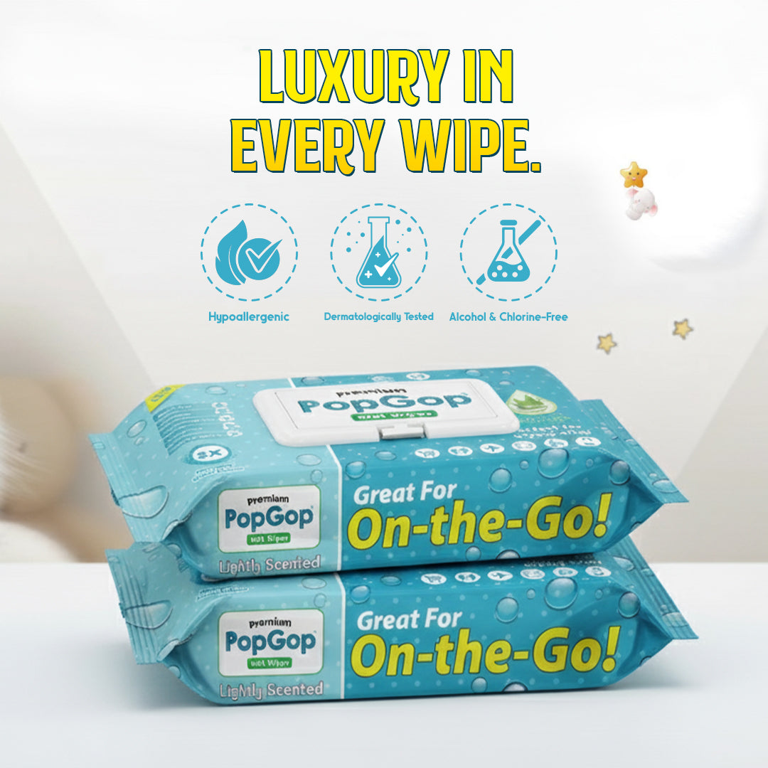 PopGop® Premium Wet Wipes