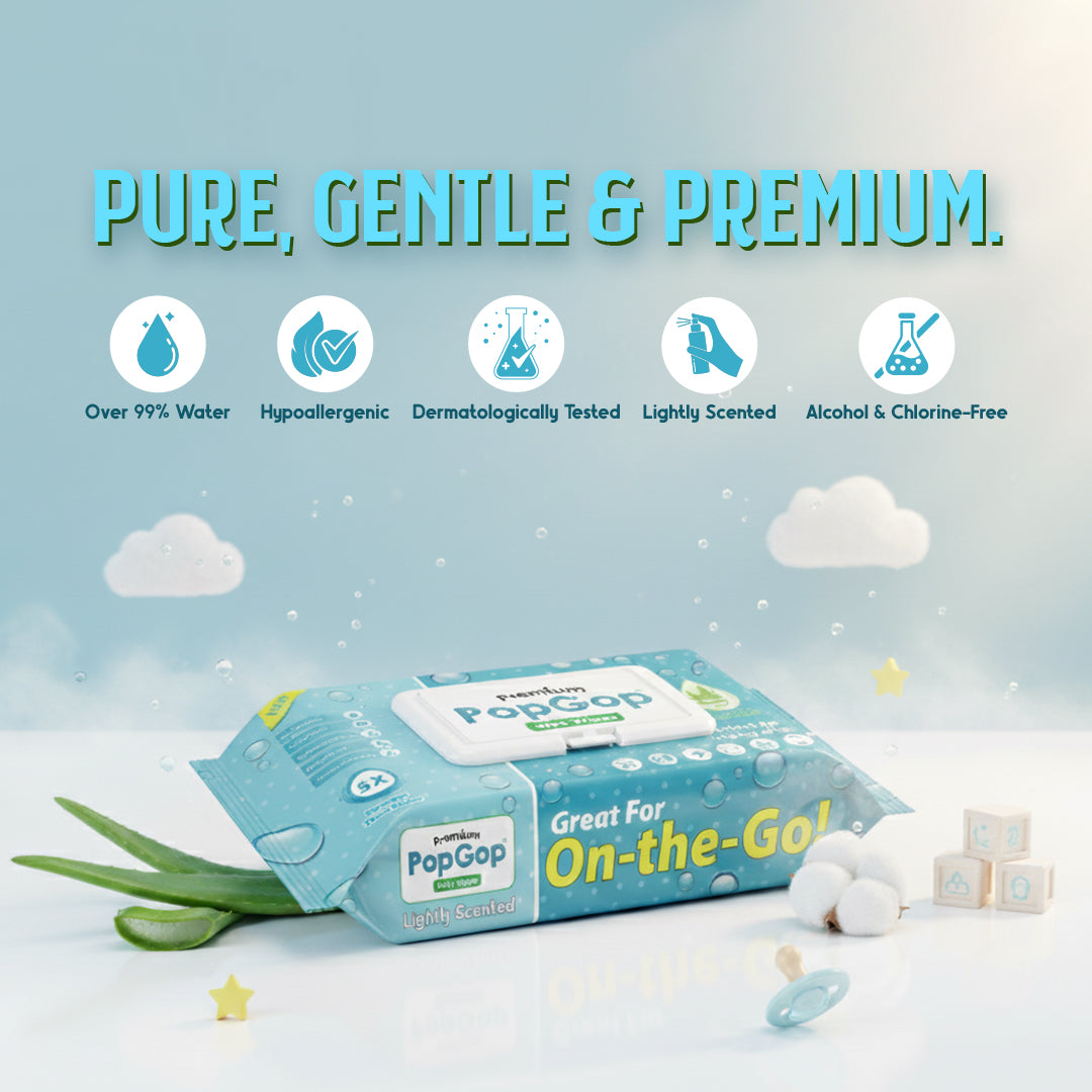 PopGop® Premium Wet Wipes